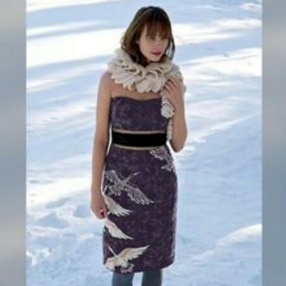 Anthropologie Floreat Midnight Migration Dress - Picture 7 of 7